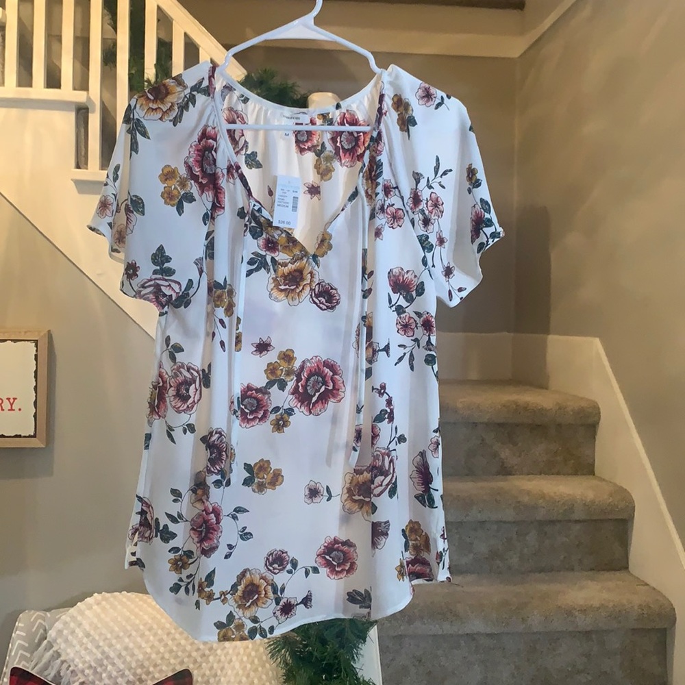 Dressy floral top